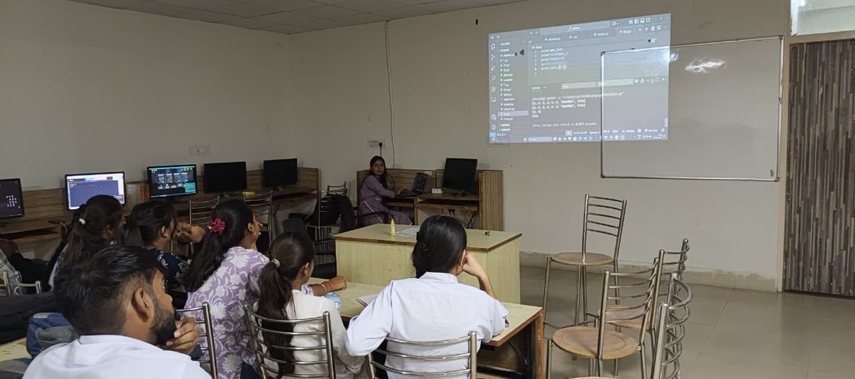 msmetcbhiwadi's tweet image. PYTHON POWER UNLOCKED!
MSME Tc Bhiwadi has successfully concluded the ESDP on Python Programming at NIET Alwar &amp;amp; the energy was NEXT LEVEL
Students mastered coding fundamentals
#PythonProgramming #ESDP
#NIETAlwar #CodingCommunity #TechSkills
#YouthEmpowerment #Innovation #Future