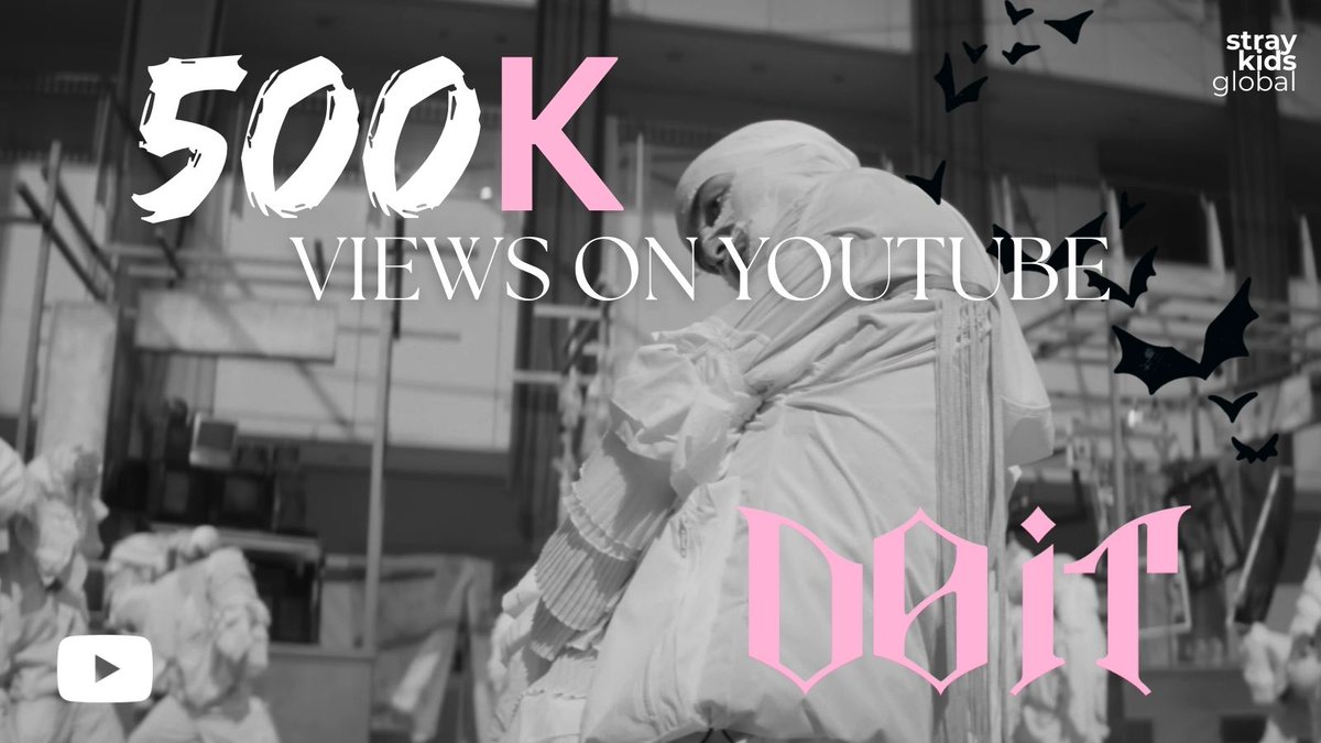 StrayKidsGlobal's tweet photo. Stray Kids "Do It" M/V has now surpassed 500,000 (500K) views on YouTube! 🎉

🎊 https://t.co/tsKg7Ws1AI

#DO_IT #Do_It
@Stray_Kids #StrayKids https://t.co/vJ9tyL2kV8