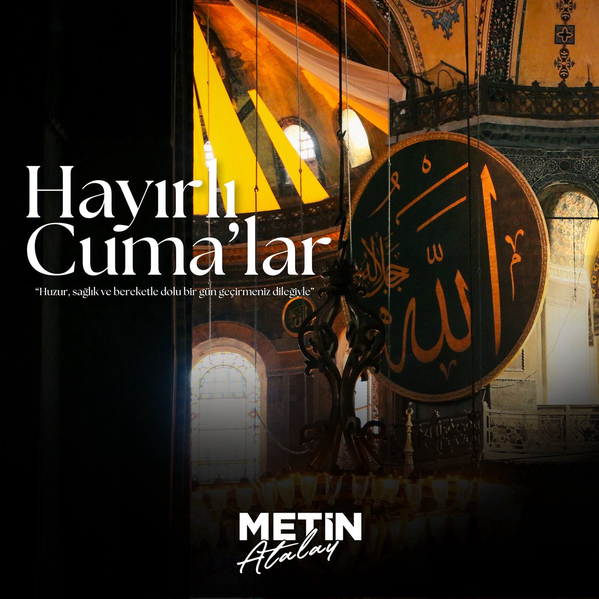 "Allah bize yeter. O ne güzel vekildir." (Âl-i İmrân Sûresi, 173. Ayet)

Tüm dualarımızın kabul olması dileğiyle; #HayırlıCuma’lar