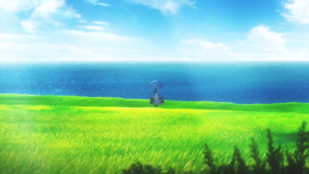 Un anime que cuando lo vi hace varios años me pasó sin pena ni gloria, ahora lo he visto con los ojos abiertos y mi opinión cambió completamente.

Lo amé de inicio a fin, tanto las hermosas cartas de Violet como su viaje de autodescubrimiento. 

De mis mejores obras de este año.