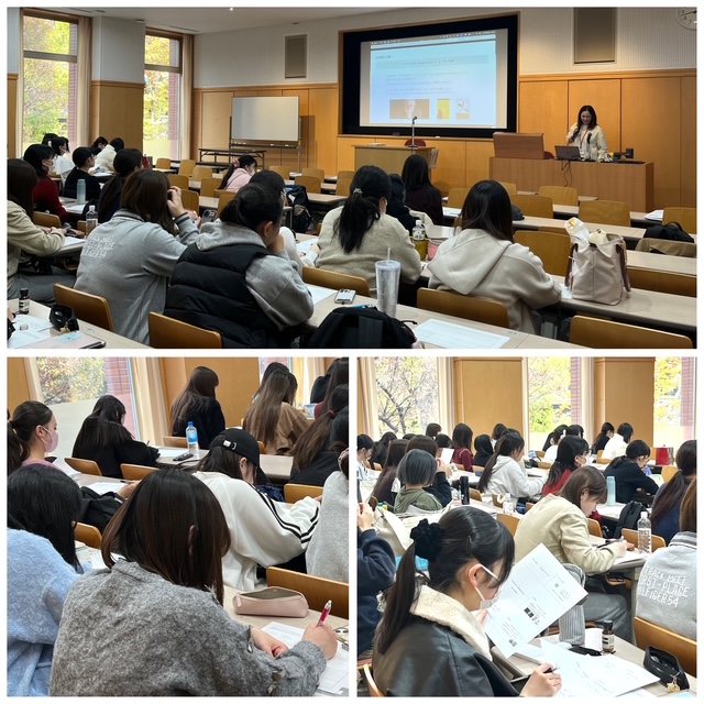 gwcadms's tweet image. 【授業紹介】デジタルコンテンツ制作
デジタルコンテンツの会社社長 甲斐一再様にお越しいただき、UX/UIデザインの特別授業を行いました。時代はデジタル！動画制作をする学生も多く、もっと使いこなしたいと思える興味ある分野です。たっぷり刺激を受けました。
#学習院女子大学 #GWC #学女 #学習院