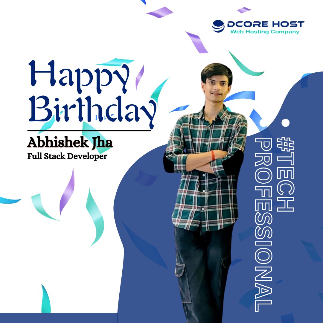 dcore_host's tweet photo. Happy Birthday, Abhishek! Wishing you a great year ahead. Thanks for your hard work and technical expertise—our team truly appreciates you.

Enjoy your day! 🎉 https://t.co/RNiNJkr4hA