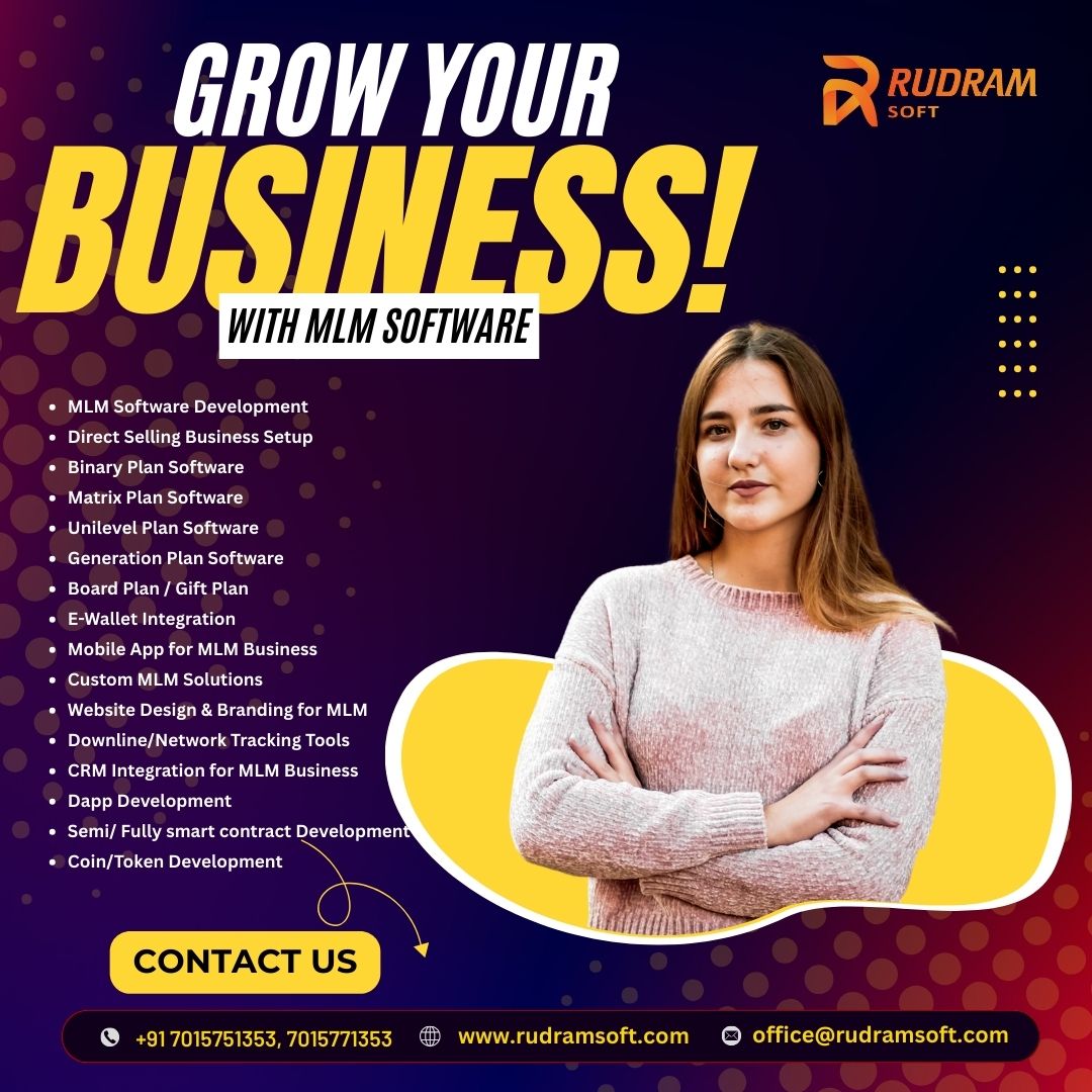 RudramSoft's tweet image. 🚀 Transform Your Direct Selling Business with Advanced MLM Software!
📞 Contact Us: +91 7015751353, 7015771353
🌍 Visit: rudramsoft.com
📩 Email: office@rudramsoft.com

#MLMSoftware #BusinessGrowth #DirectSelling #MLMSolutions #RudramSoft #TechForBusiness