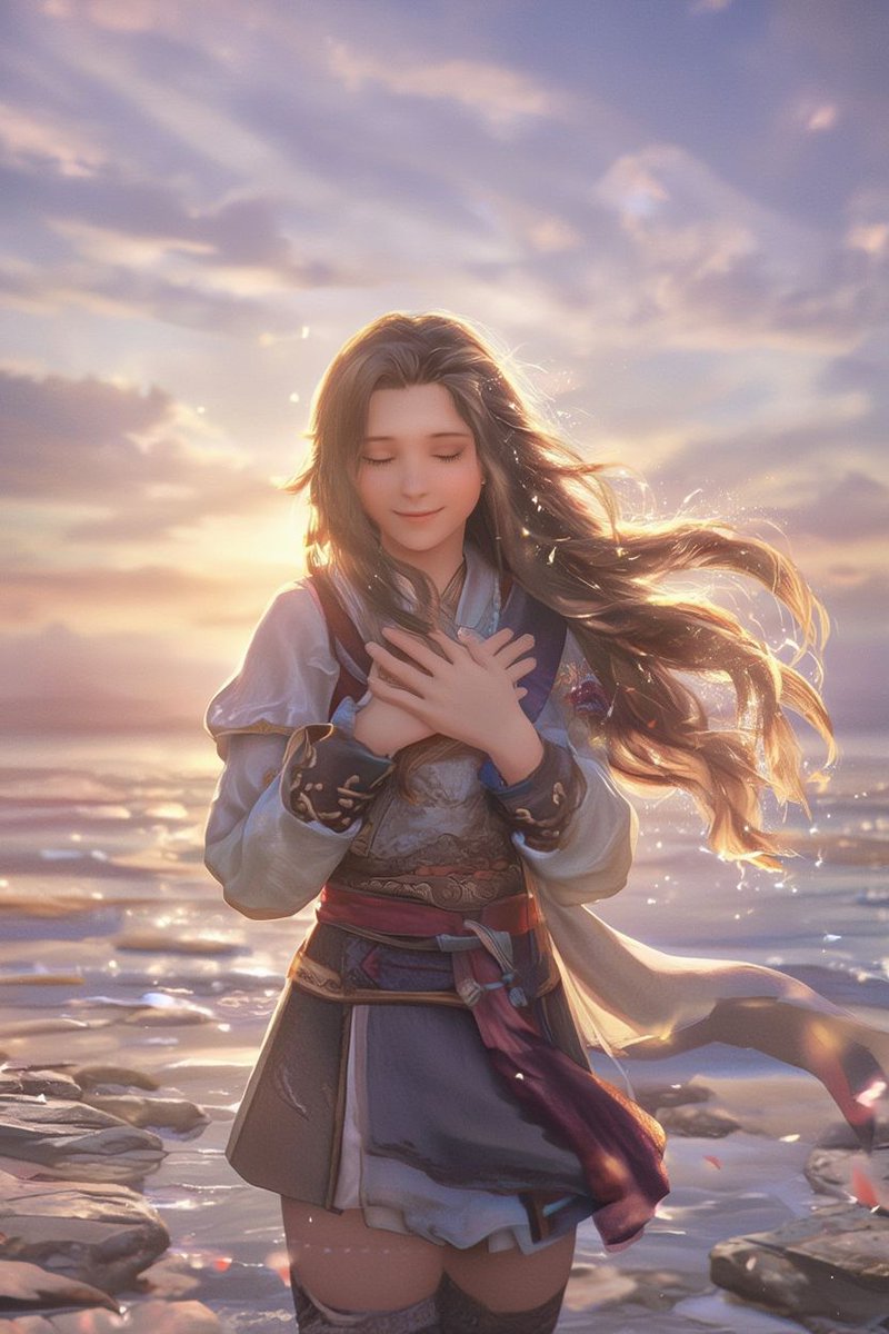 amani_egoma's tweet image. 願い / オリジナル

#AIYuna #AIFFI10 #Aユウナ #AIイラスト #AI美少女 #AIart