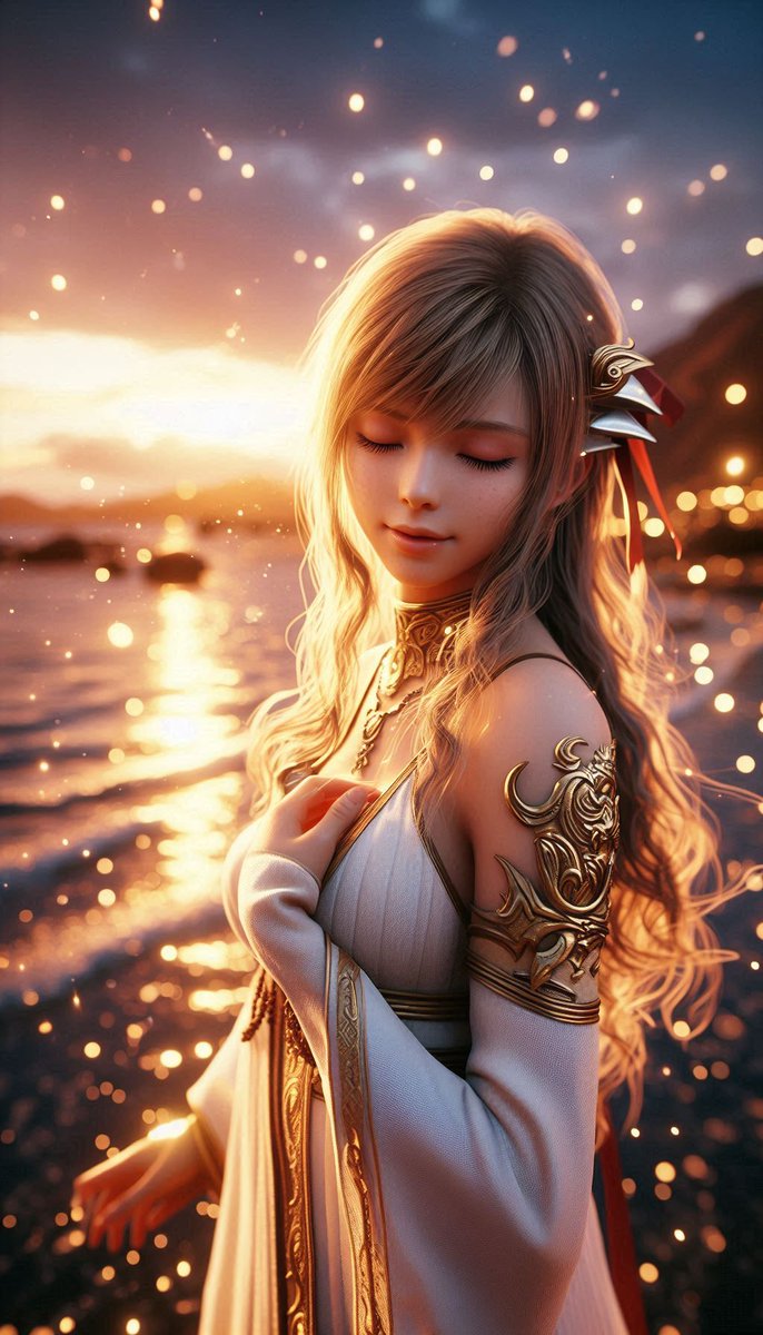 amani_egoma's tweet image. 願い / オリジナル

#AIYuna #AIFFI10 #Aユウナ #AIイラスト #AI美少女 #AIart