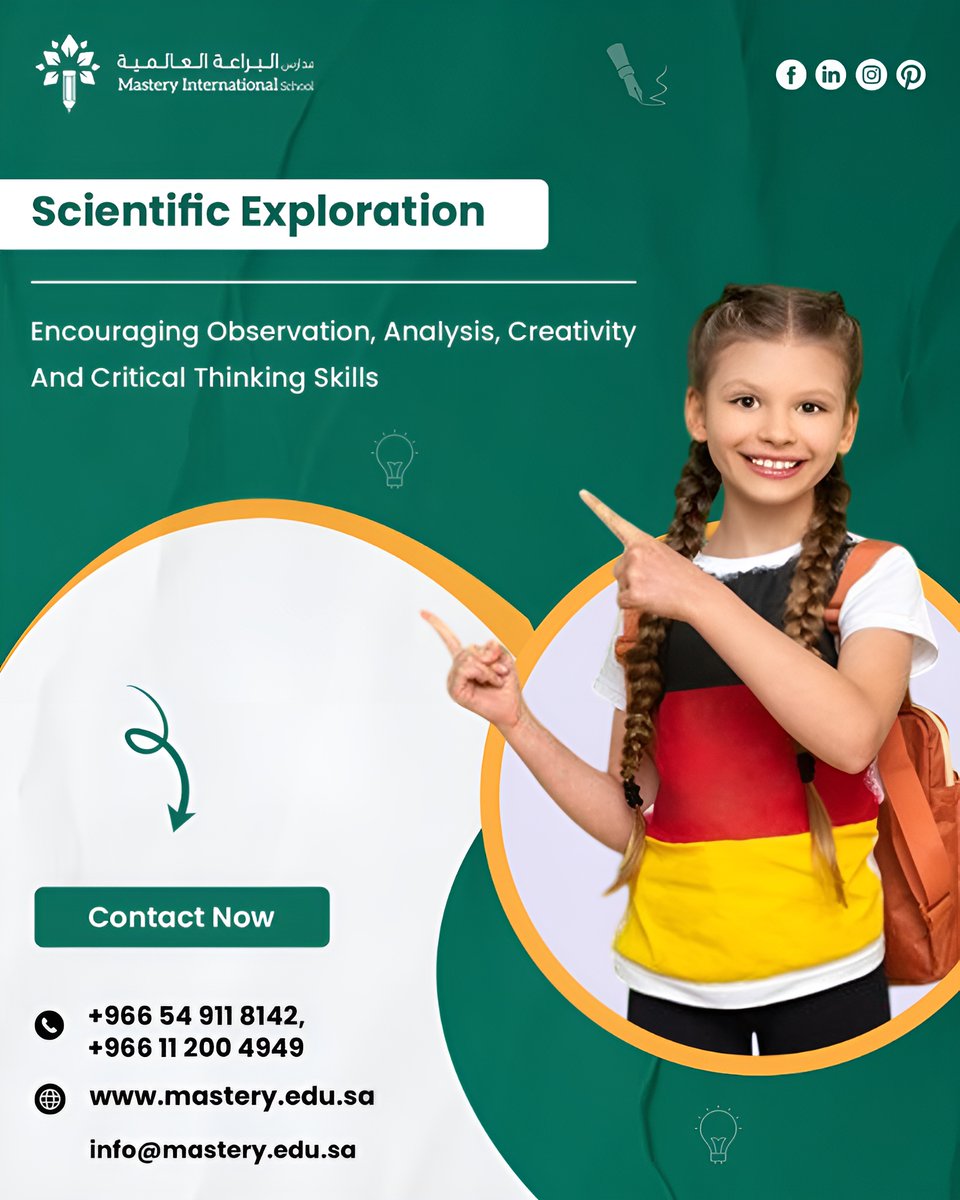 mastery_sch's tweet image. Scientific exploration inspires curiosity, encouraging students to observe, analyze, think creatively, and develop strong critical-thinking skills.
mastery.edu.sa

#ScienceSkills #ExploreMore #InnovativeLearning #CreativeMinds #ObservationSkills #InspiredLearning