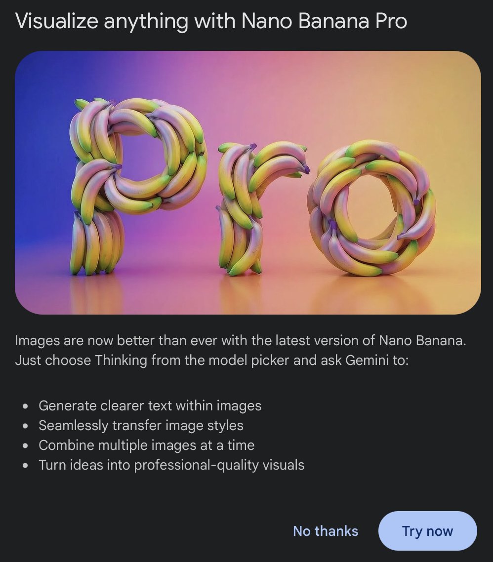 Nano Banana Pro is now available for free ! Now create Better images !