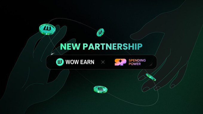 Drago_tin's tweet image. 📣 WOW EARN x Spending Power

We’re excited to partner with @SPOWER_OFFCIAL to turn crypto into real spending power—making it easy to shop, pay, and use digital assets every day. 🛒⚡️

#WOWEARN #SpendingPower