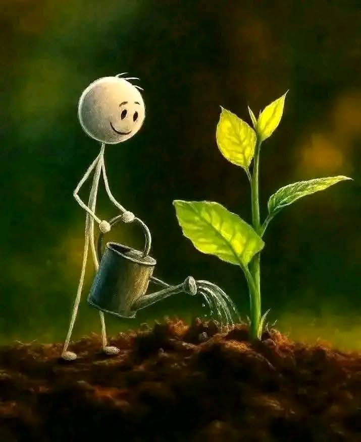 أزرع داخل الجميع شيئاً يخصك إن لم يكن حباً فليكن إحتراماً..💚