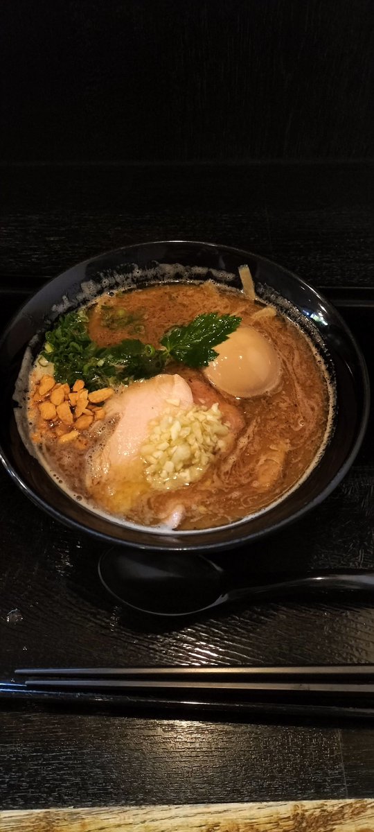 これこれ！↓うわさのニンニクらーめん！
ニンニク好きな方は必食です！
食べると元気になり過ぎちゃうw
住吉店限定です〜！
#ニンニクらーめん 
#にんにく好き
#精力増進
#錦糸町 #住吉 #曳舟 #らーめん #つけ麺  #中川會