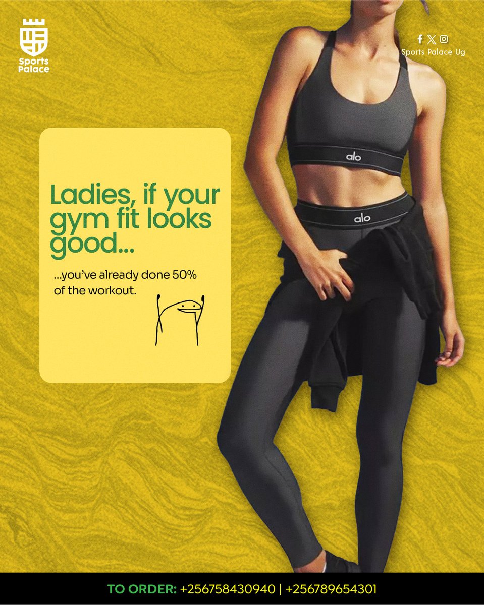 Looking good is motivation enough to keep going💪🏾Hit us up today and get it done right🤩‼️

#workoutfits #gymwear #sportspalaceug