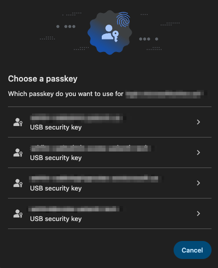A big + of FIDO2 is phish resistance. Unfortunately Microsoft #EntraID devalues this cuz

https://../t1/oauth2/v2.0/authorize
and
https://../t2/oauth2/v2.0/authorize

are considered the same origin, so you are still phishable between tenants.

Another negative is UX like this -