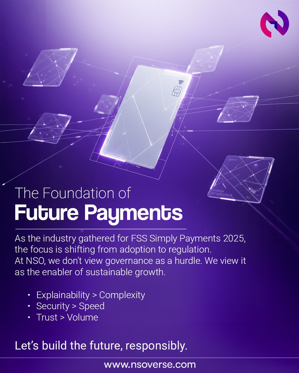 nsoverse's tweet image. AI is accelerating payments, but smarter fraud detection must keep pace with it.
At NSO, we’re building a future where speed and security go hand in hand.
Accelerating payments, but smarter fraud detection must keep pace
#AIPayments #Fintech #FraudDetection #NSO