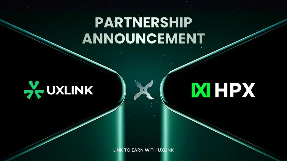 UXLINKofficial's tweet image. 🤝 We’re thrilled to announce our partnership with @Hpx_Official!

Together, UXLINK × HPX will bring users and communities closer by connecting real-life social links with new Web3 trading experiences — making crypto interaction more accessible and community‑driven.
🔹 HPX is a…