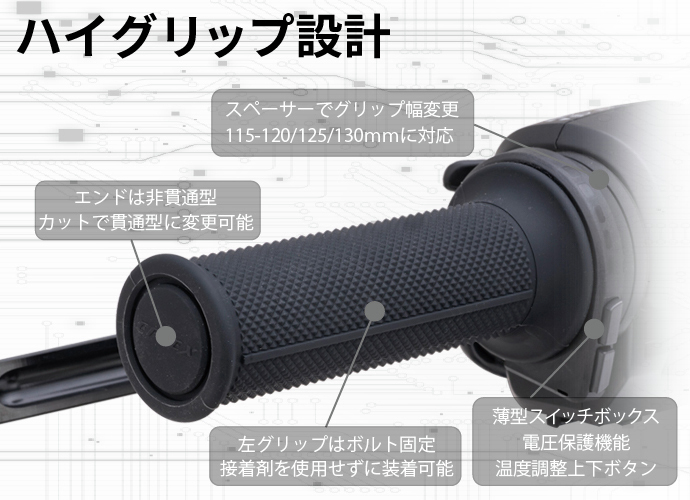 plot_touring's tweet image. ぐっちーです！

今年、ぐっちーが練りに練ったグリップヒーターG2が発売されたんですが、
有難いことに先行販売分がもうすぐ完売いたします！😎

残り枠が今日の時点であと200個くらい、、、
ご注文はお早めに！

次の販売分は年明けかも・・・

「グリップヒーター G2」で検索🔎

#EFFEX…