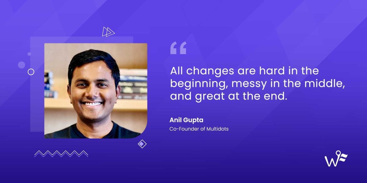 "Every business has some level of chaos, confusion, and conflicts."

~ <a href="/guptaanilg/">Anil Gupta</a> of @Multidots, @Multicollab, <a href="/thedotstore/">Dotstore</a>

Read More. 👇
wpfounders.com/wordpress-agen…

#WordPress #WPfounders