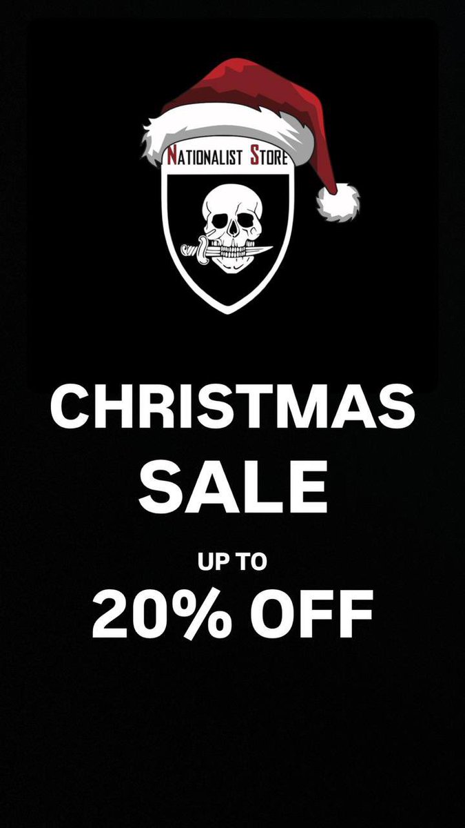 ❄️ CHRISTMAS SALE is ON!
🌍 Shipping Worldwide 
💻 nationalist-store.com