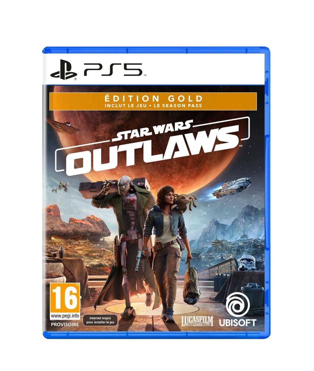 dealfunfr's tweet image. == BLACK FRIDAY ==
Star Wars Outlaws en édition GOLD !
Prix : 34,99€ au lieu de 99,99€ initial  

*MICROMANIA: xht.micromania.fr/?P3CB0568B7316…