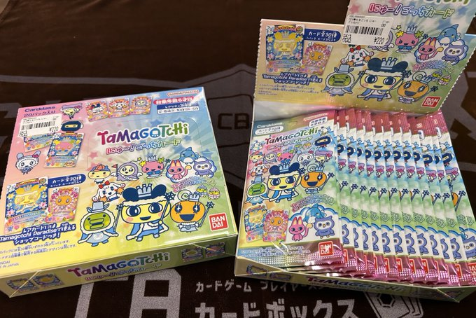 ⭐入荷情報⭐ 本日発売「たまごっち にゅー！ごっちカード」レジ前で