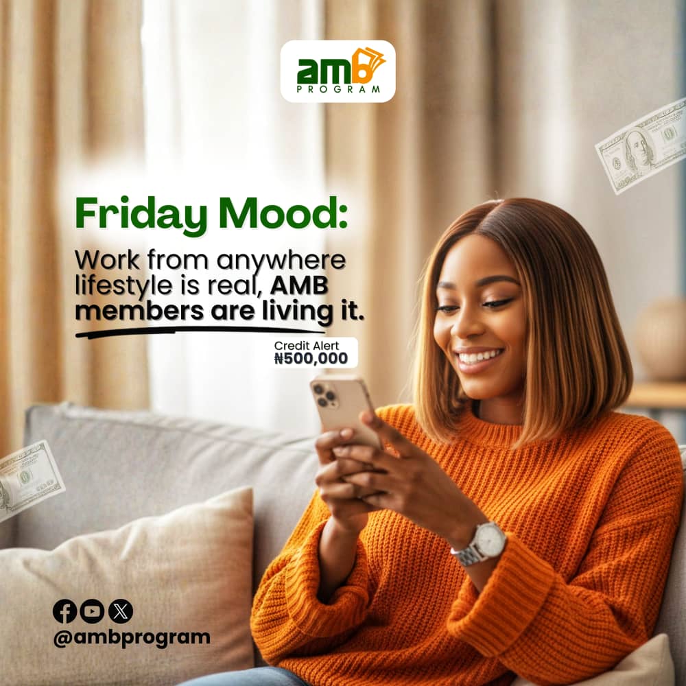 ambprogram's tweet image. Affiliates promoting the AMB digital product are really living the work-from-anywhere lifestyle 💚🔥
Clean commissions, simple system, real results.
Your phone can be your income tool too.