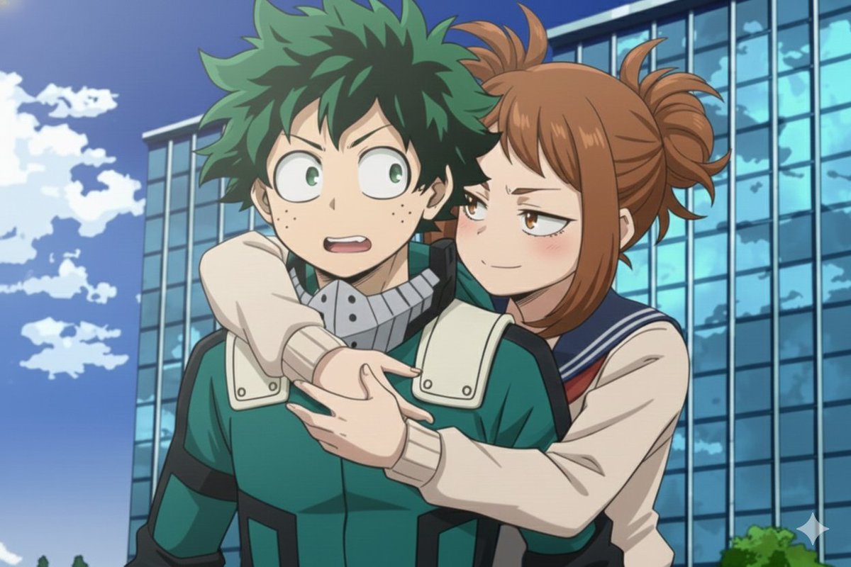 Lylanytwo's tweet image. Ochako Uraraka x Himiko Toga Body Swap My hero academia 

#BodySwap #bodyswitch #Possession #入れ替わり