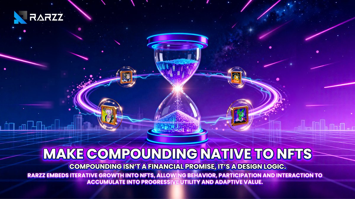 rarzz_1's tweet image. 👣 Step into Rarzz, where growth is built, not promised.
🍀 Why rely on luck when compounding can be designed?
🖼 Every NFT evolves through interaction.
📈 Growth here is coded into the network.

#Rarzz #NFTLogic #SmartGrowth #DigitalAssets #NFTUtility