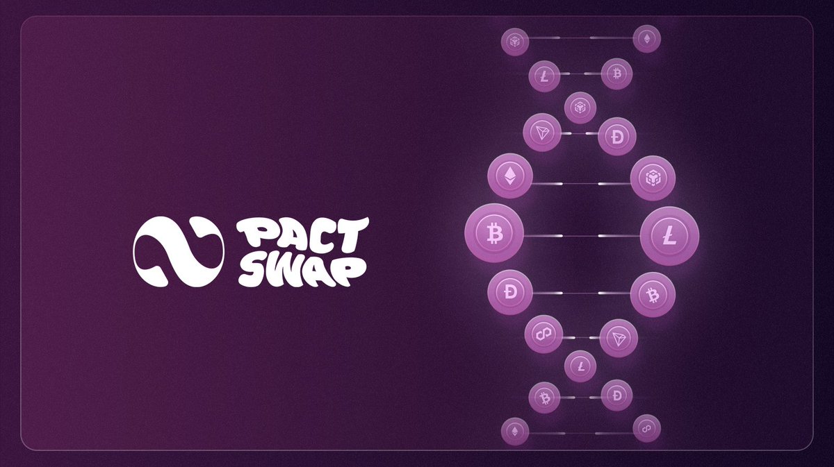 Aditx51's tweet image. @Pact_Swap is redefining cross-chain trading  no bridges, no wrapping

Swap natively across Bitcoin, Ethereum and 11+ chains with:
• Low fees
• Permissionless listings
• Serverless, consensus-less architecture

Up to 95% cheaper cross-chain swaps.
#PACTSWAP