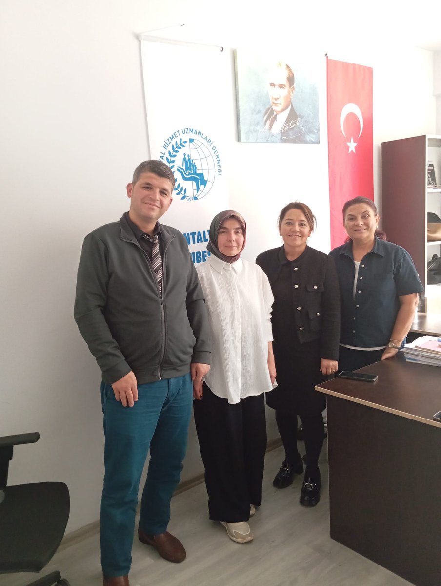 Müdürlüğümüzce Sosyal Hizmet Uzmanları Derneği Akdeniz Bölge Şubesi ziyaret edildi, dernek yönetimi ile dernek çalışmaları hakkında bilgi alışverişinde bulunuldu.