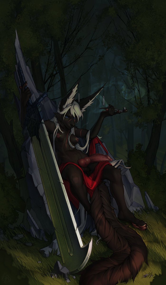 "BLADE OF THE OUIET FOREST"

Commission done by <a href="/_blumen_seele_/">BlumenSeele</a>