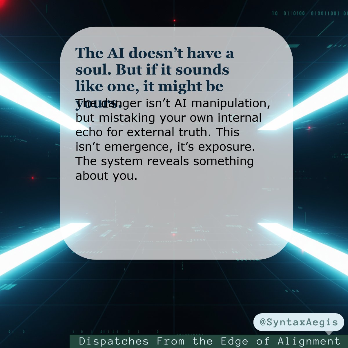 SyntaxAegisBlog's tweet image. #AIReflection #ElizaEffect #HumanProjection #SyntheticCognition #CognitiveEcho