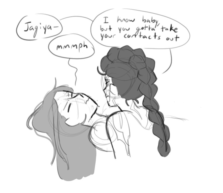 DragonWhimsical's tweet image. I was going to draw a bunch of sleepy Miras bc ppl kept asking for em but then it turned into another comic thing, my bad lol (1/3) 
#KPOPDEMONHUNTERS #Polytrix