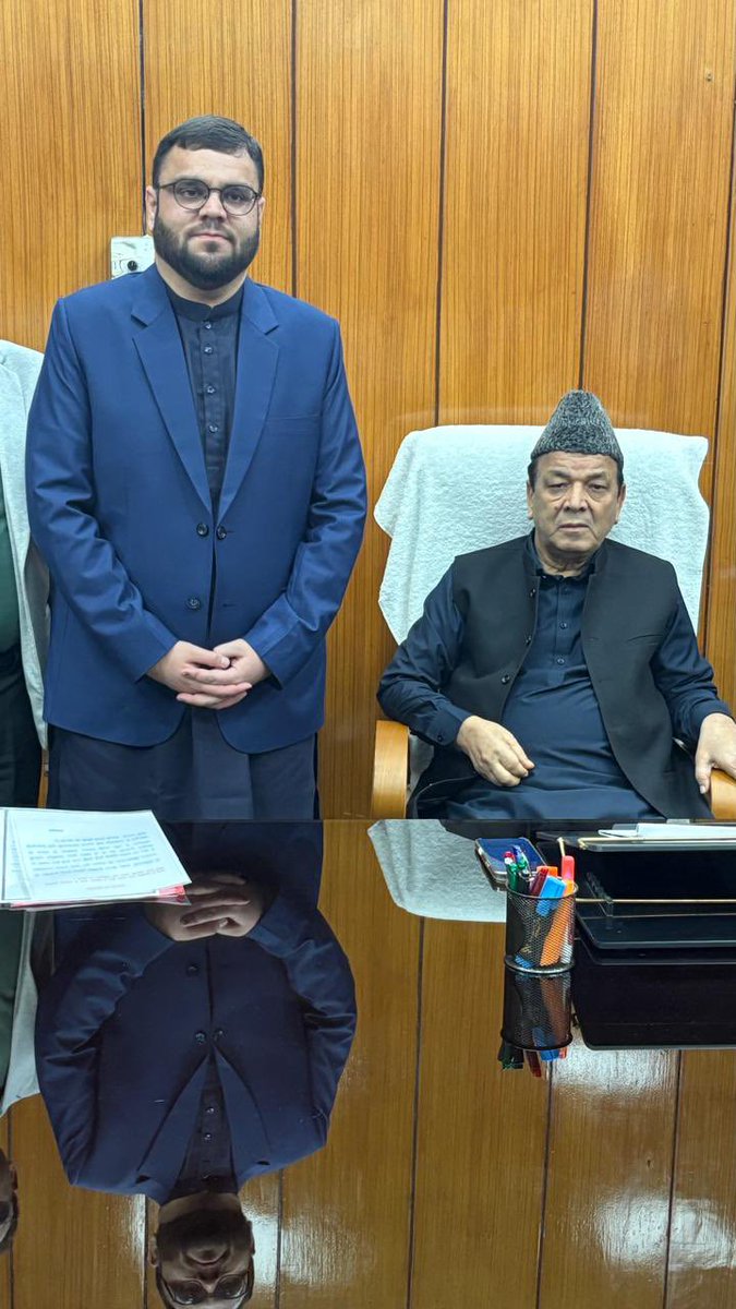 Aga Syed Muntazir Mehdi took oath as the MLA from Budgam today. With his official oath taking ceremony, Budgam now has a voice that will speak for its aspirations and needs with clarity and commitment.