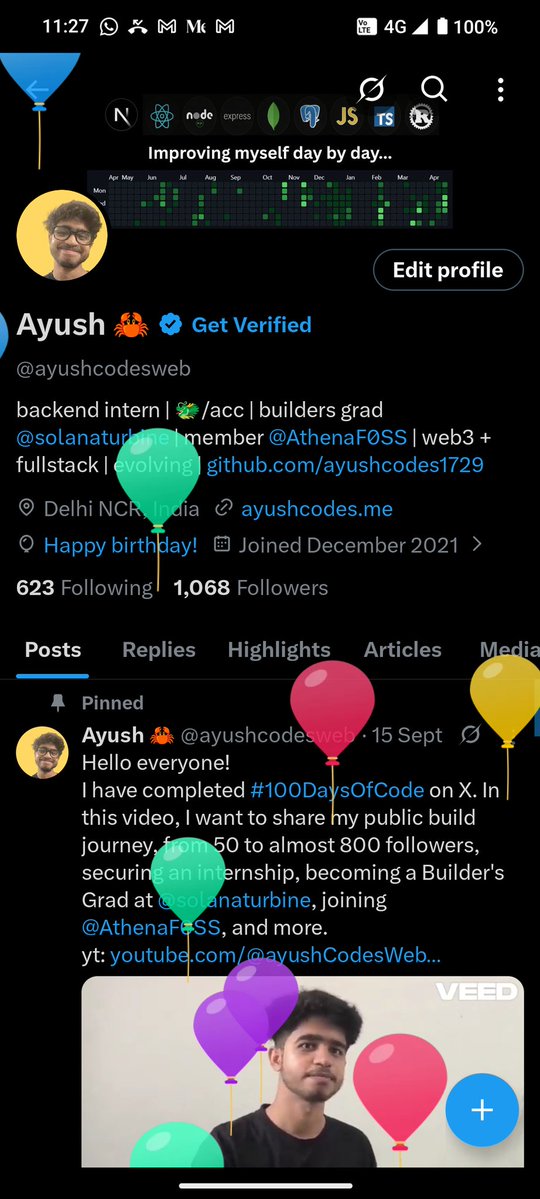 ayushcodesweb's tweet image. 21🙏✌️