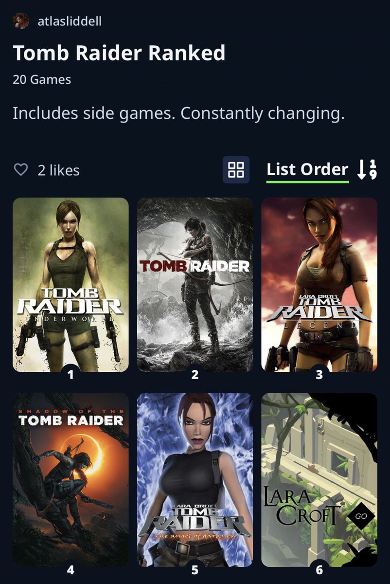 Criticizing Tomb Raider is soooo fun. I say something negative about the classics, and I’m a crybaby reboot stan. I say something negative about the reboot, and I’m a classic stan who can’t move on. Meanwhile this is my top 6.