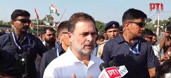 STORY | Nehru's writings are not just history, they are record of India's evolving conscience: Rahul Gandhi

India's first prime minister Jawaharlal Nehru's writings are not just history, they are a record of India's evolving conscience, Congress leader Rahul Gandhi said on