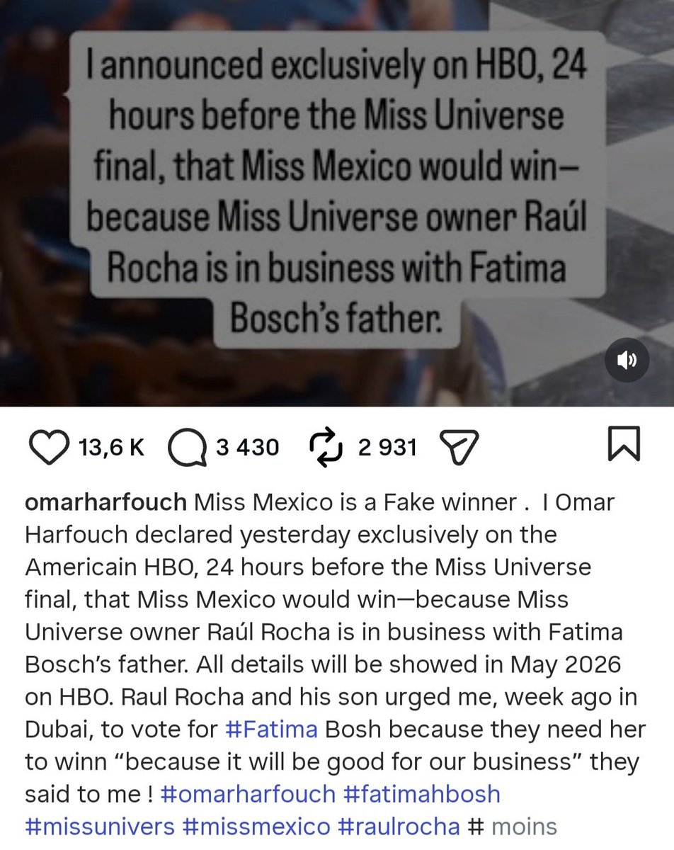 <a href="/MissUniverse/">Miss Universe</a> Posted by the resigned jury, Omar Harfouch. Do whatever you want with this information.