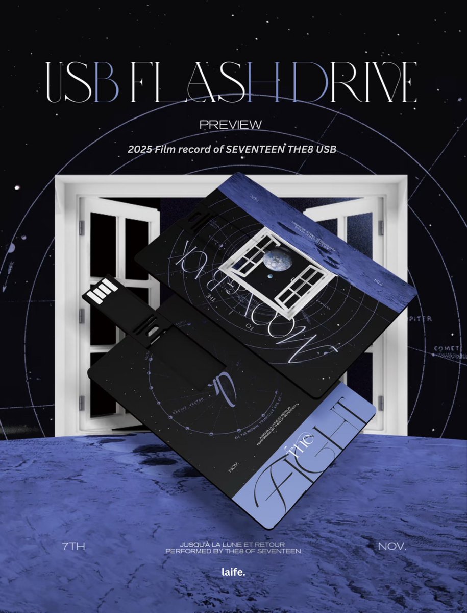 laifeeeeee's tweet image. ⏾⋆.˚ 𝙩𝙤𝙏𝙃𝙀𝙢𝙤𝙤𝙣8𝙗𝙖𝙘𝙠 ⋆.˚ ☾ .⭒˚
𝚃𝙷𝙴𝟾 𝟸𝟶𝟸𝟻 𝚄𝚂𝙱 𝙵𝚕𝚊𝚜𝚑 𝙳𝚛𝚒𝚟𝚎

2025 세븐틴 디에잇 영상 기록 USB에

KR국내배송: bit.ly/4iejON1
✍️🔚 11.28 23:59 KST 마감*

🌍 G.O, Please DM

#디에잇 #THE8 #Minghao
#徐明浩 #ミンハオ
#세븐틴  #SEVENTEEN