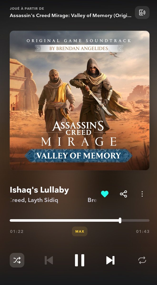 ClaudioACSy's tweet image. I&apos;m not crying, you&apos;re crying 😭❤️🥺
#ValleyOfMemory
#AssassinsCreedMirage