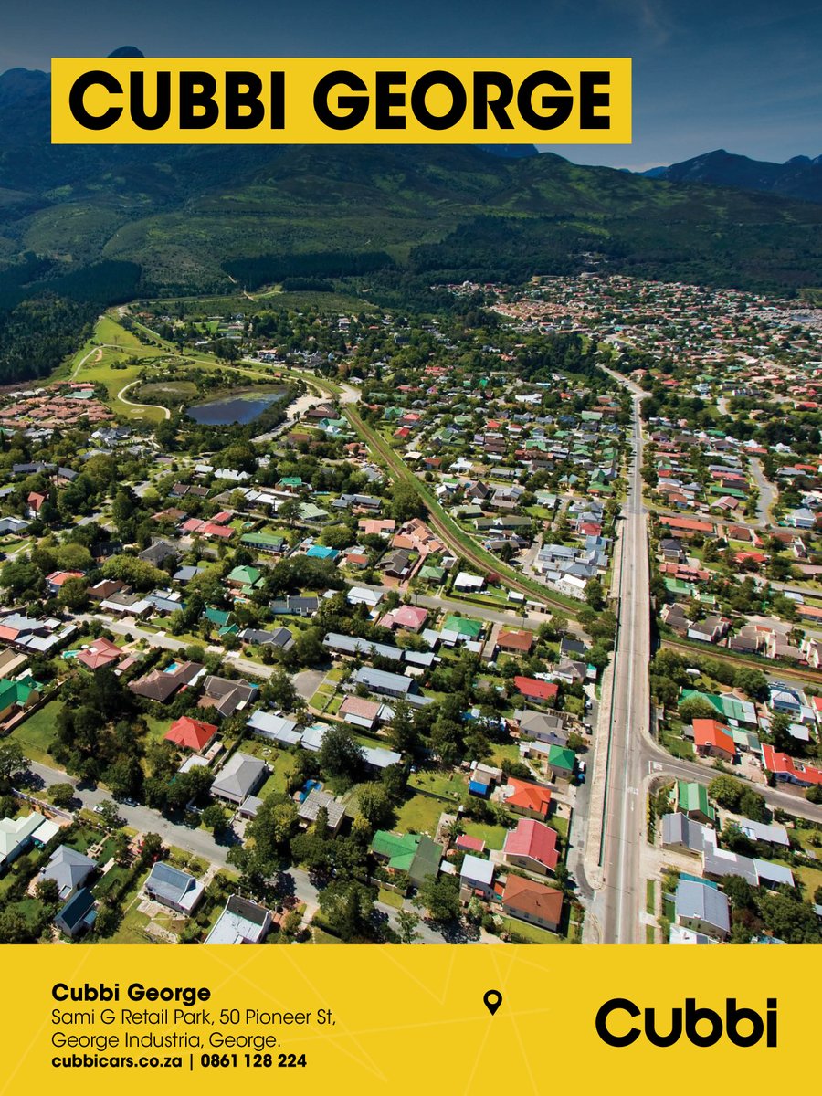 George, we’ve parked ourselves right in your neighbourhood.

No smoke and mirrors, just proper service from people who get it.

Swing by Sami G Retail Park or visit cubbicars.co.za to get started.

#Cubbi #CubbiCars #CubbiGeorge #CubbiDeals