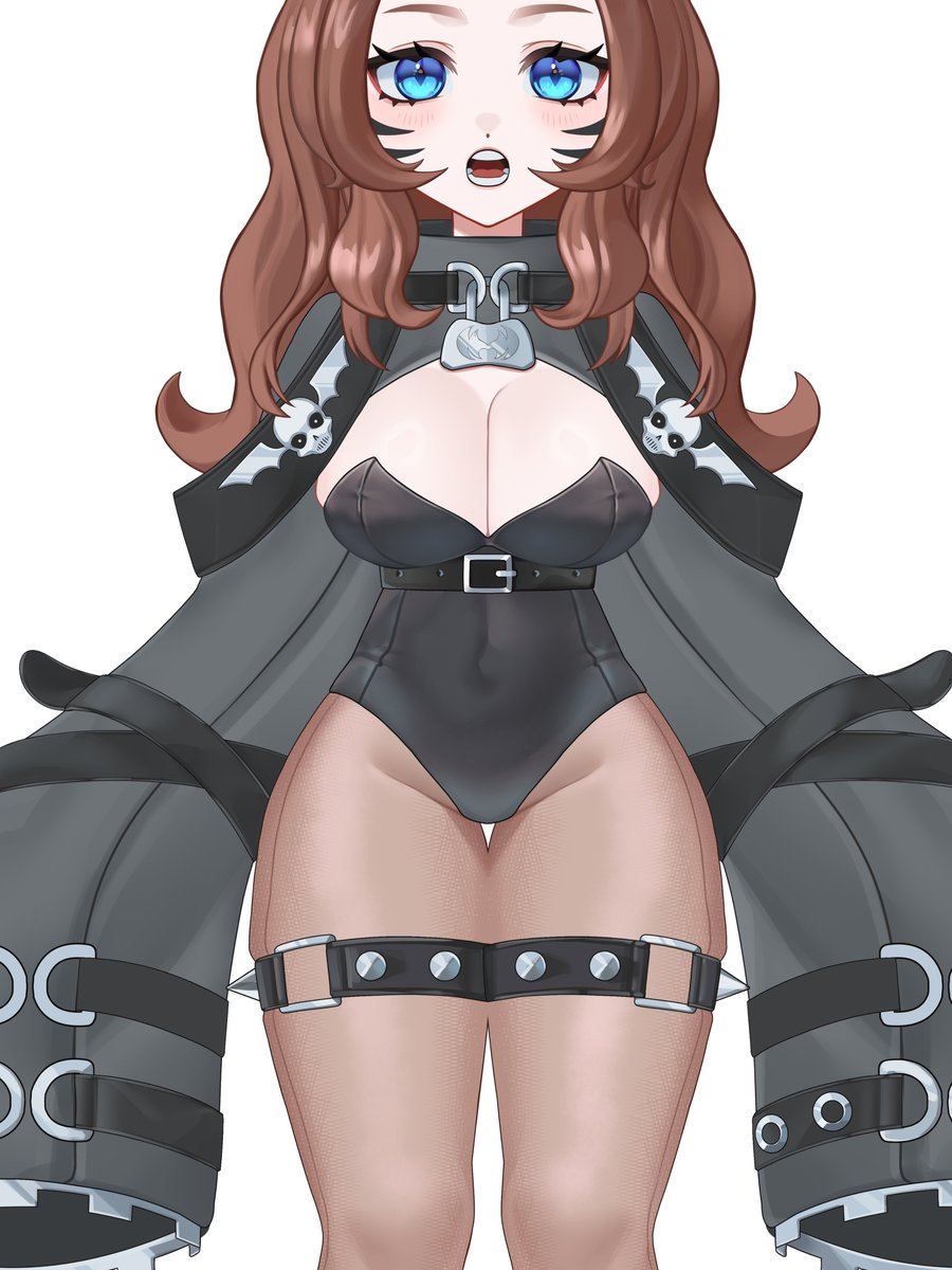 Piisochan's tweet image. More WIP! Almost done with her outfit!

#vtuber #vtubermodel