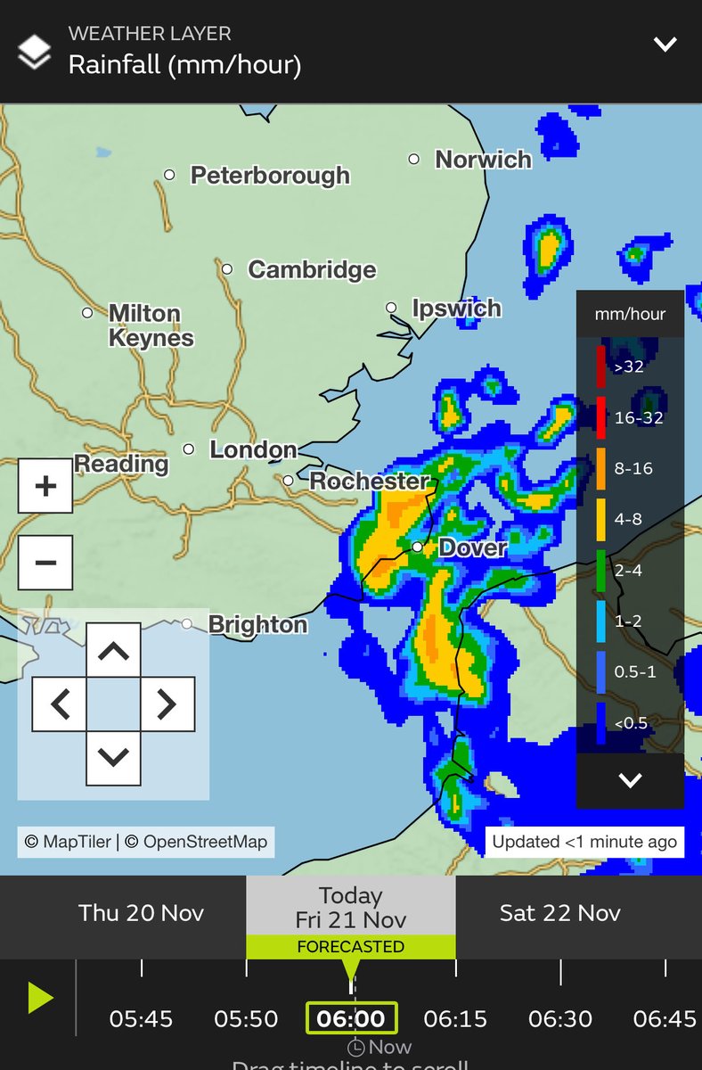 ThanetWeather's tweet image. Only place in the country so far with heavy downpours! 😅