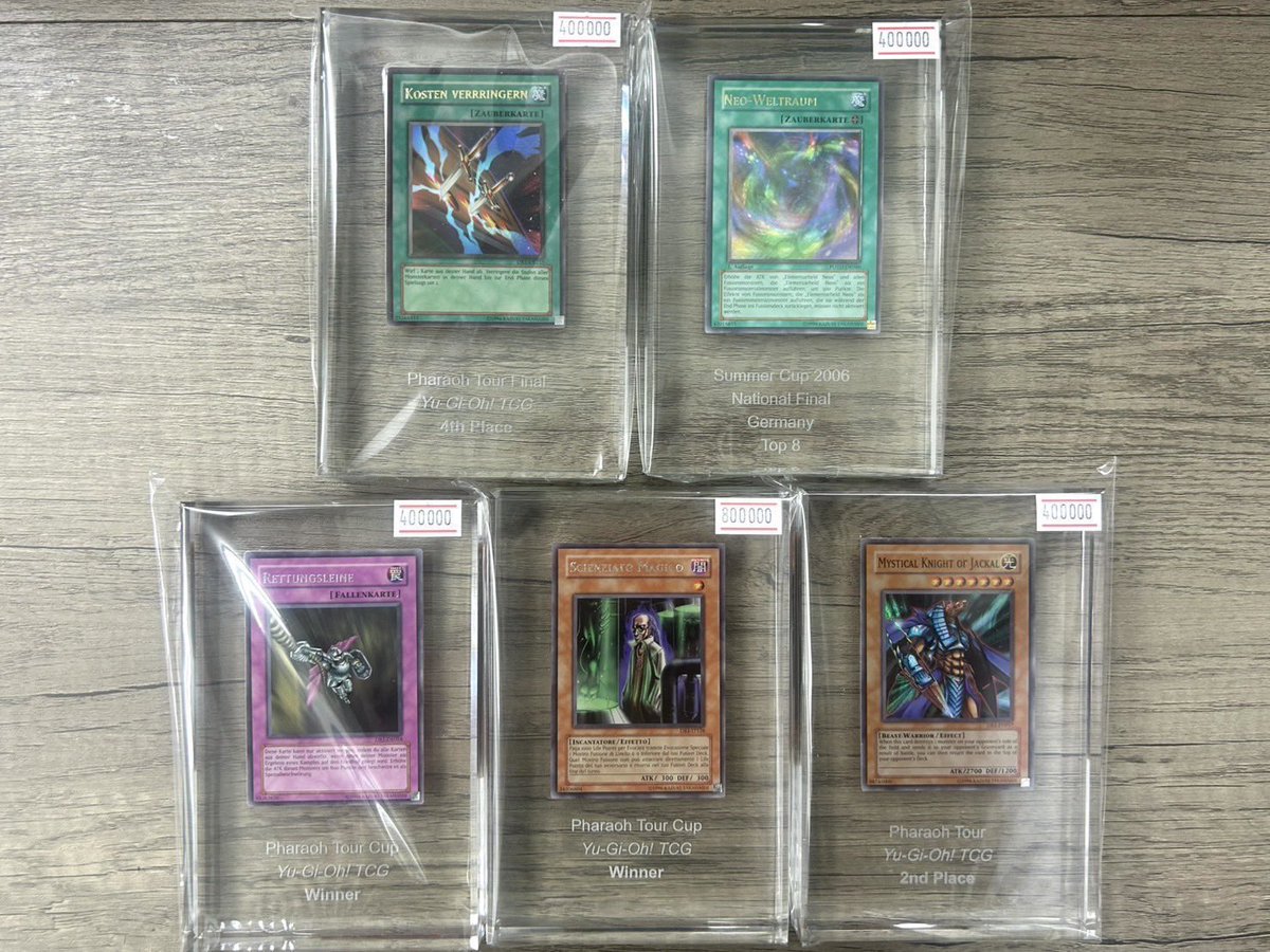 ✨遊戯王商品紹介✨ Pharaoh tour Summer cup 2006 大会優勝、入賞商品