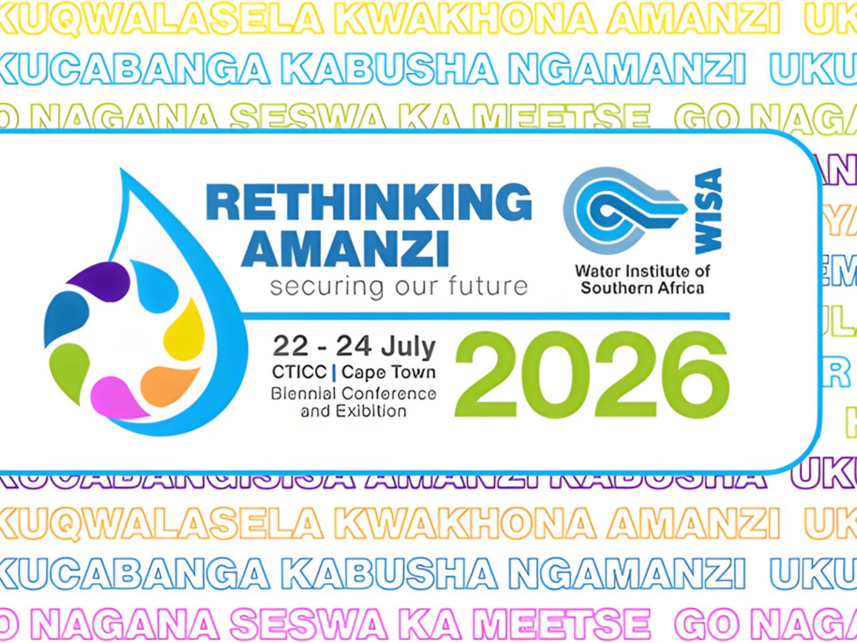 💧 <a href="/WaterInstSA/">@WaterInstituteSA</a> 2026 is calling for abstracts! Theme: Rethink Amanzi - Securing Our Future.

📅 Deadline: 24 Nov 2025 - submit your research or case study on water resilience, reuse, sanitation &amp; more.

🔗t.ly/WxJRP

 #WaterSector #Research #Sustainability