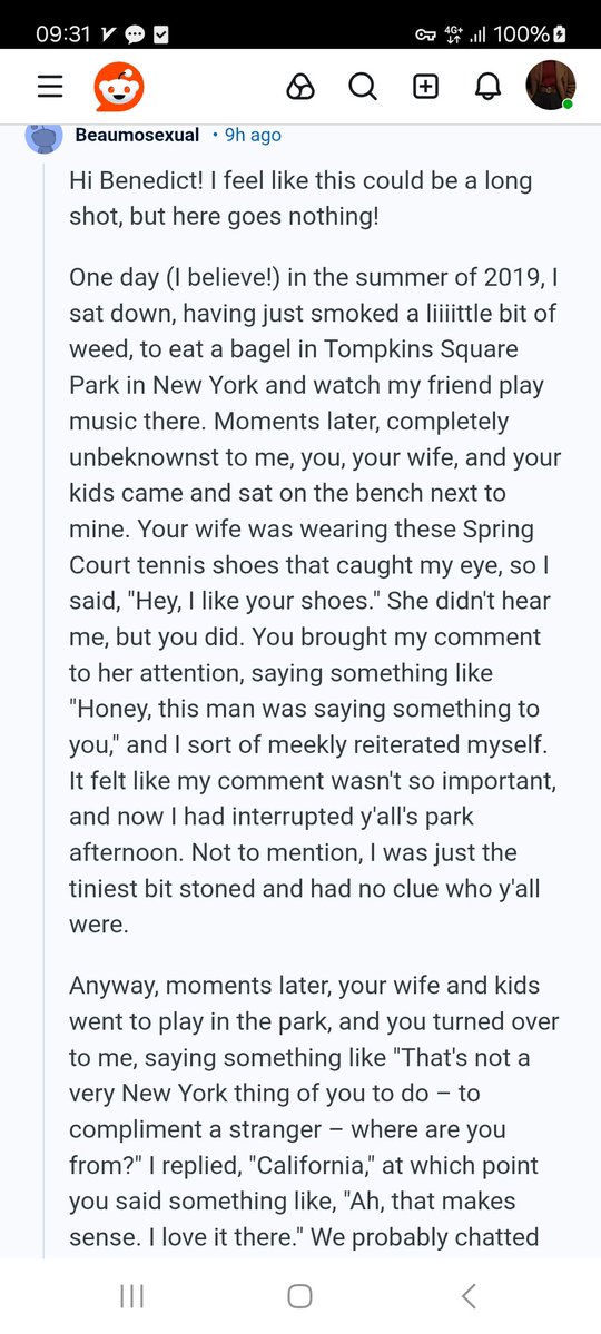 Ayatay221's tweet image. This comment on Benedict&apos;s AMA😭