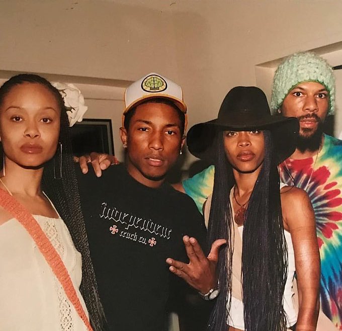 _DJShort's tweet image. Joi, Pharrell, Erykah Badu, and Common [2002]