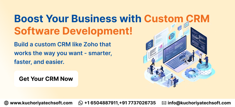 KuchoriyaSoft's tweet image. Want to build a custom CRM like Zoho for your business?

Check out our step-by-step guide to creating a scalable, workflow-ready CRM.

👉 kuchoriyatechsoft.com/blog/how-to-bu…

#CRMDevelopment #BusinessAutomation #SaaSDev