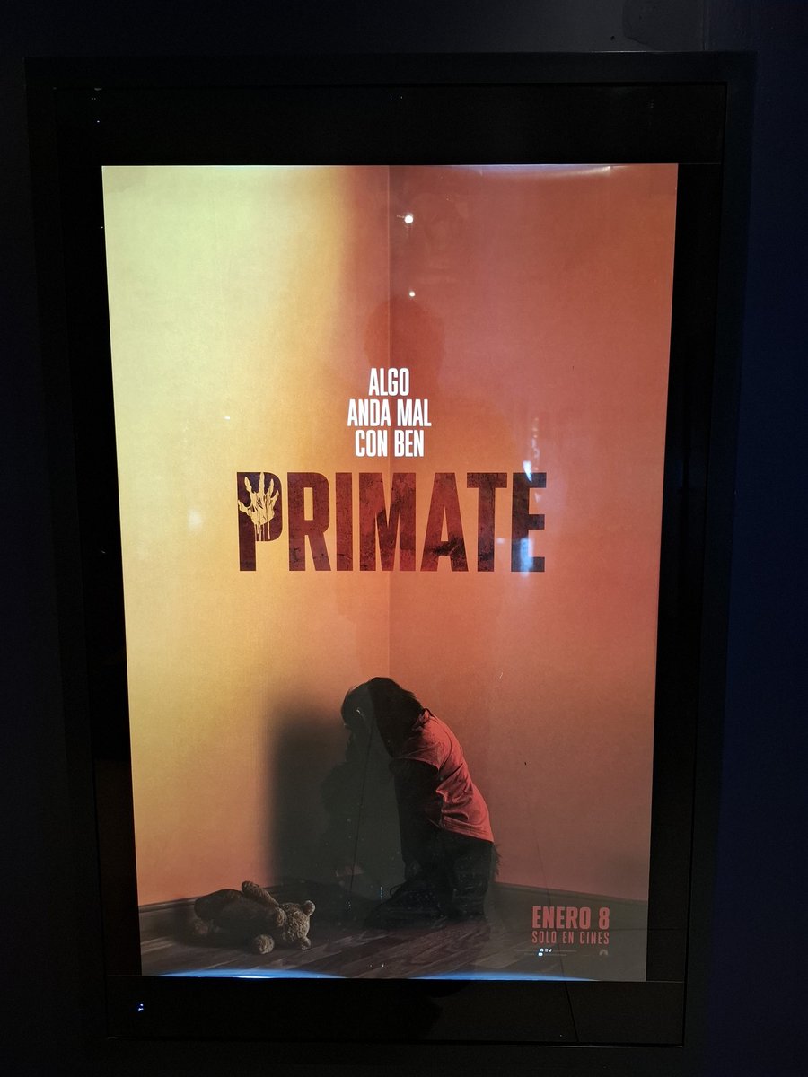 TheLokiLad's tweet image. 🎬 Nuevo poster de &apos;PRIMATE&apos;

En cines el 8 de enero de 2026.

#Primate