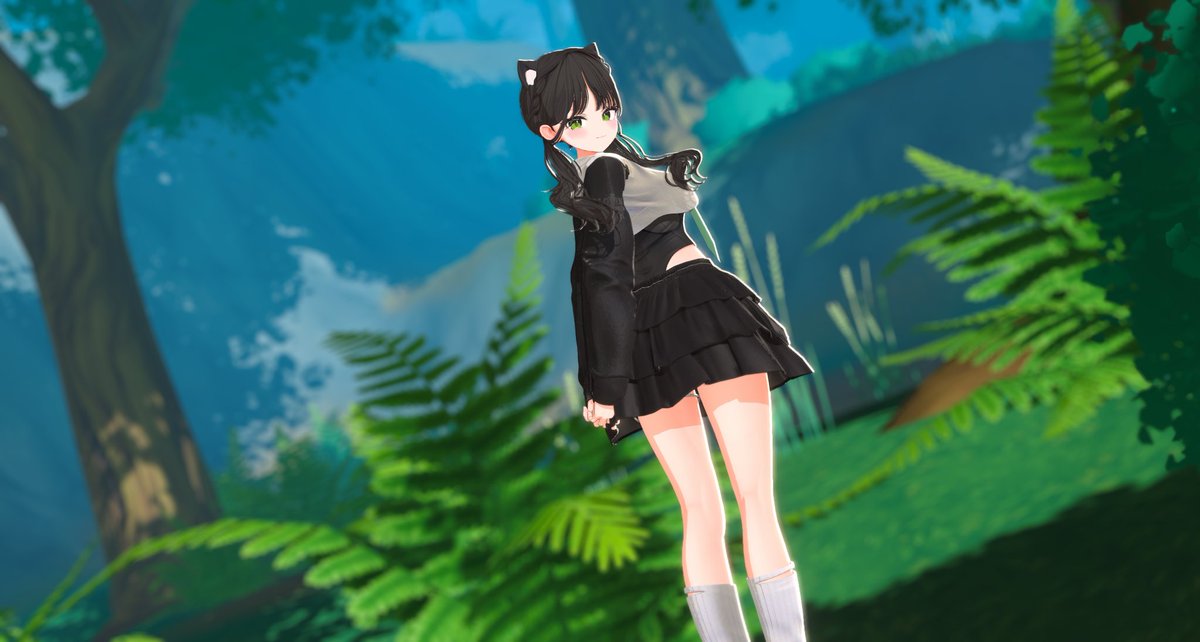 Binz_098's tweet image. 마냥 일상룩💚
#마냥 #Warudo #MagicaCloth2 #NiloToon