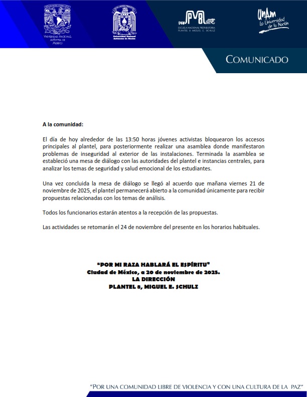 P8 Miguel E. Schulz (@prepa8_unam) on Twitter photo 