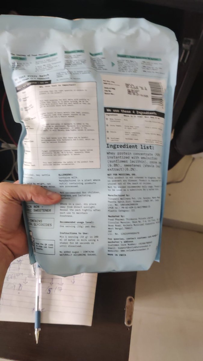 priyank217's tweet image. Received my first cleanest whey protein from #OWN.
thanks @foodpharmer2